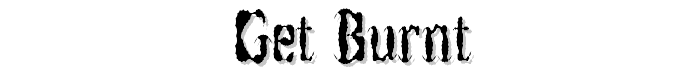 Get Burnt font